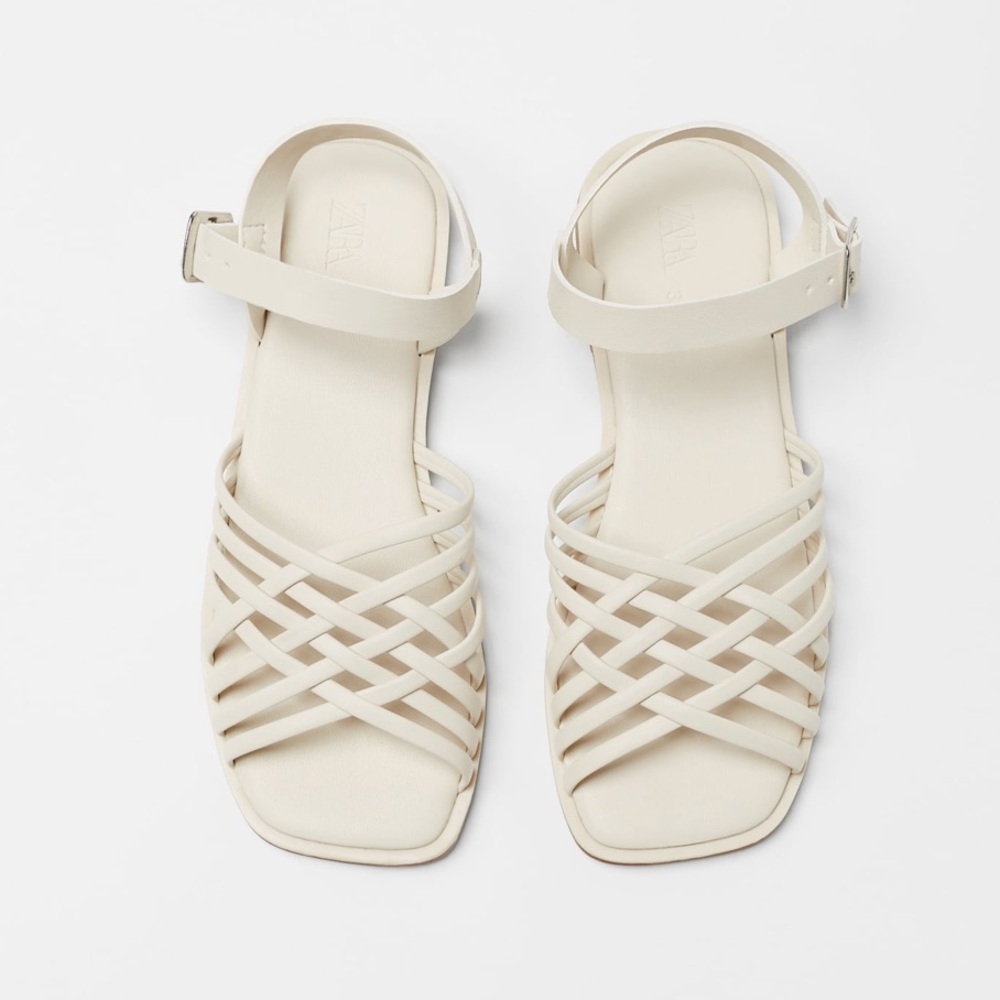 ๐ซ Zara Flat Fisherman Sandals - New ๐ซ - Picture 1 of 11
